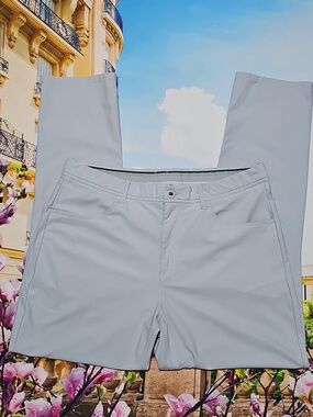 Puma Light Gray Athletic Golf Pants Size 36x32